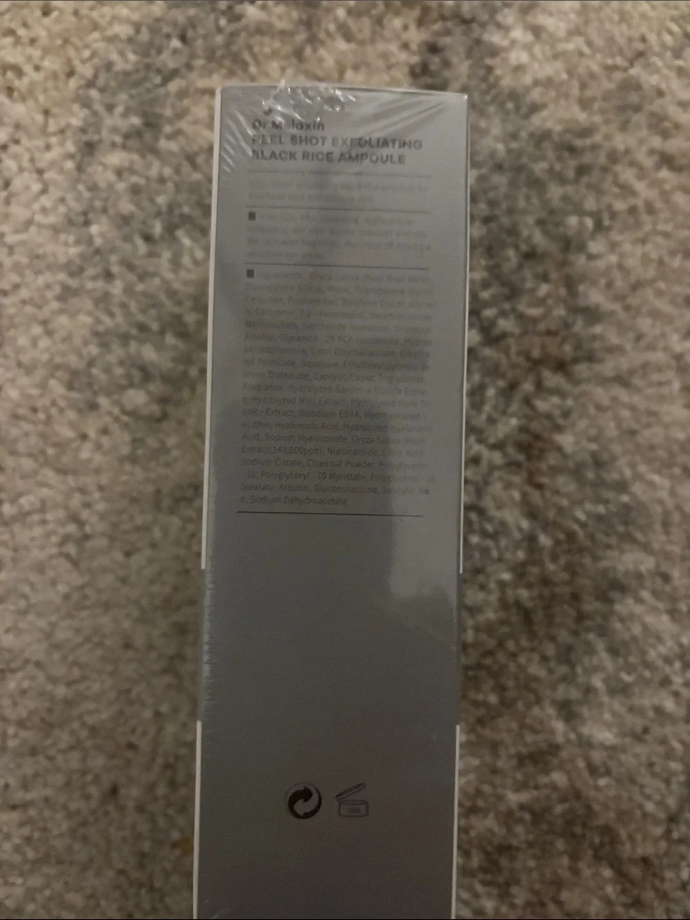 Dr. Melaxin Peel Shot Exfoliant Rice Ampoule -642